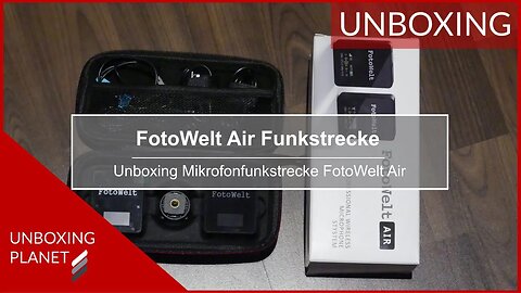 Drahtlose Mikrofonfunkstrecke Fotowelt Air für DSLR und Smartphone