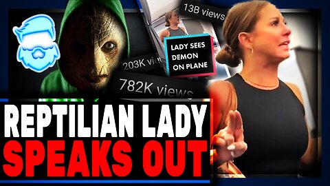 Reptilian Airplane Lady SPEAKS OUT In Exclusive Interview...Destroys Dreams