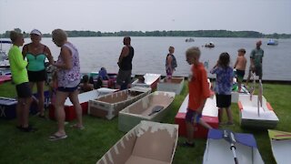 Village of Grass Lake hosts 12th annual cardboard boat race