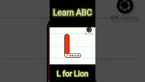 L for Lion | abc cartoon | CH-Cartoon