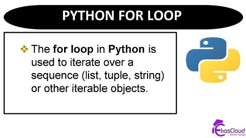 #Python for Loop _ Ekascloud _ English