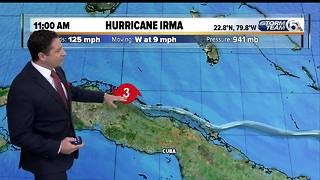 11 a.m. Saturday Hurricane Irma advisory