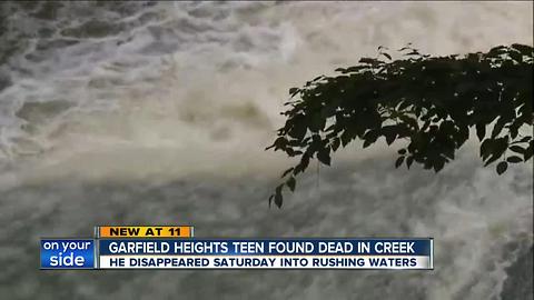 Garfield Heights teen found dead in creek