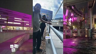 FLOODING In Las Vegas! ⛈️ (Monsoon Thunderstorms Push Out The Homeless In Tunnels) 🙏🌊