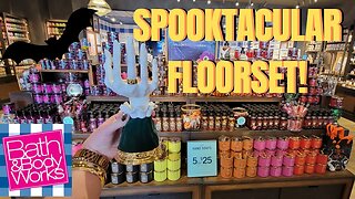 🦇SPOOKTACULAR HALLOWEEN FLOORSET!🦇| STORE WALKTHRU! | BATH & BODYWORKS | #bathandbodyworks #BOO