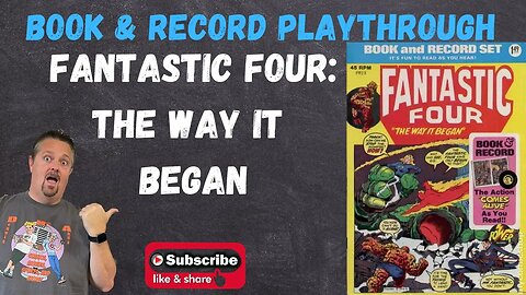 Playthrough of the Vintage Fantastic Four: The Way it Began and Record Set 1974 PR13 Marvel