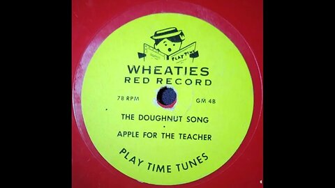 Wheaties Red Record - Play Time Tunes GM 4