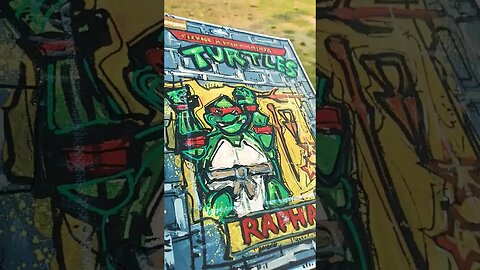Teenage Mutant Ninja Turtles Action Figure Painting