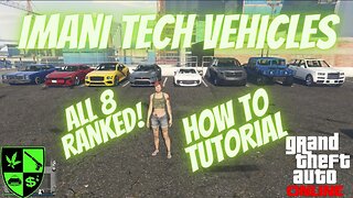 Imani Tech Vehicles - All 8 Ranked - Gun Height Stock Vs Upgraded - What's best? How to Tutorial