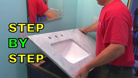 Replace a vanity DIY tutorial