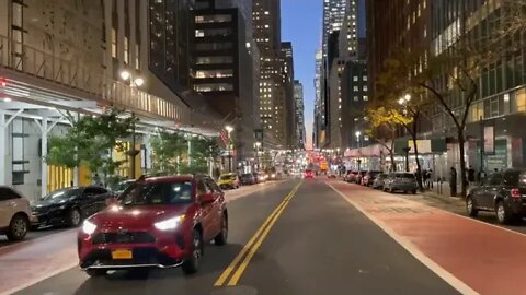 NYC 4k Walk Night Manhattan Grand Central Terminal Walking tour # 3