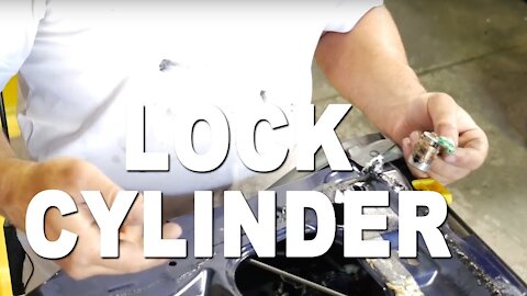 How to remove a key lock cylinder - 2005 Subaru Baja