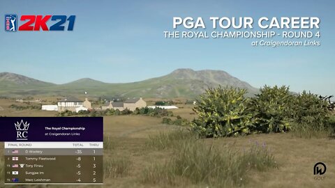 PGA 2K21 Tournament Play | The Royal Championship - Round 4 | DW Golf Co