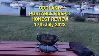 Odoland portable firepit. Honest review. After a year of using this product.