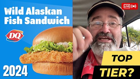 2024 Dairy Queen Fish Sandwich - Top Tier? | Bishop Stan Food Reviews