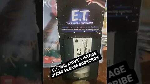 E.T. VHS MOVIE.. WHAT YOU THINK?