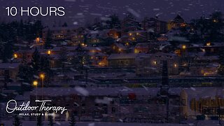 Blizzard in Tampere | Howling Wind & Blowing Snow Ambience | Sleep Sounds | Real Storm Sounds