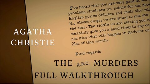 Agatha Christie: The ABC Murders FULL GAME (Switch)
