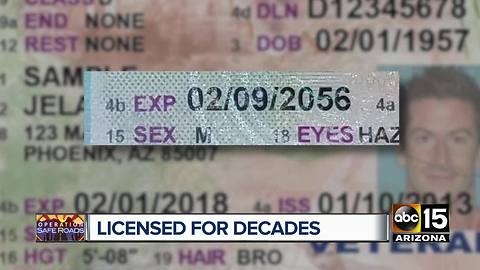 Why Arizona driver licenses don't expire for decades