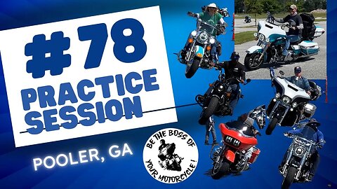 Practice Session #78 - Advanced Slow Speed Motorcycle Riding Skills