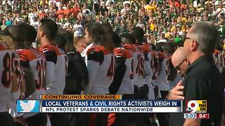 Local veteran, civil rights activist weigh in on NFL protests