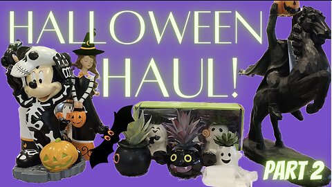Halloween Haul PART TWO! - Homegoods, TJ Maxx, Marshalls