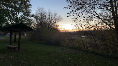Sunset at caribou stream