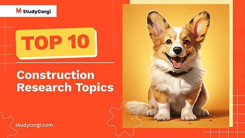 TOP-10 Construction Research Topics