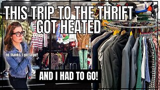 🔥 Things Got HEATED at the Thrift Store! Thrift With Me for Resell + eBay Reseller + Antique Malls