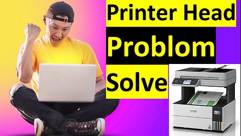 Printar Head cleaning|| Printar Nozzle Cheak || printar print Problom Solve || Printar Power ||