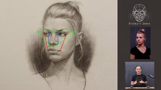 Portrait Drawing Lesson: Facial Triangles