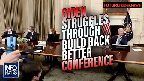 Biden Struggles To Get Through Build Back Better Conference With American