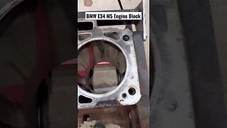 BMW E34 M5 Engine Block #bmw #diy #bmwe34 #bmwm5 #cars #restoration #automotive #engine #mechanic