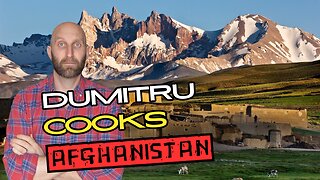 Dumitru cooks Afghanistan's national dish, Kabuli Pulao.
