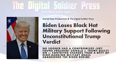 Biden Loses Black Hat Military Support - 6/3/24..