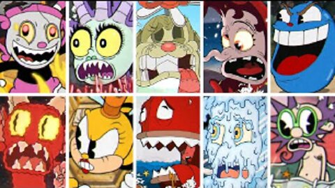 Cuphead - All Bosses with Ms Chalice (DLC Included)