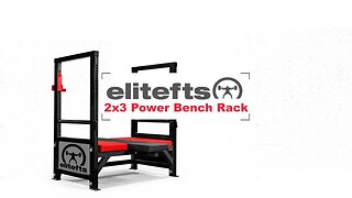 elitefts 2x3 Power Bench Rack