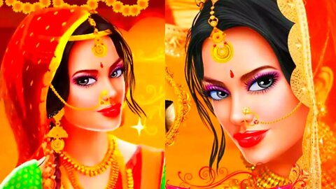 Indian wedding makeup dressup mehndi game|makeup wala game|girl games|Android gameplay|new game 2022