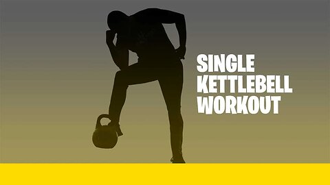 Single Kettlebell Workout KRAVEN for Cardio and Strength