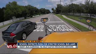 Districts working to target drivers who pass school buses