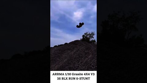 ARRMA 1/10 Granite 4X4 V3 3S BLX Brushless Monster RC Truck RTR | #shorts