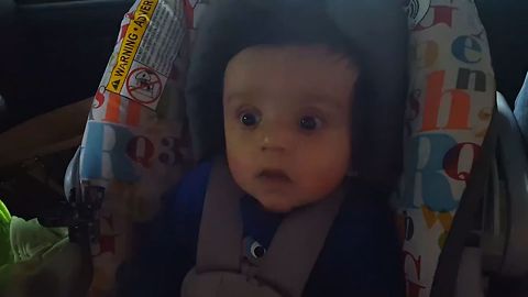 Baby Surprised By Tunnel Lights Has A Priceless Reaction
