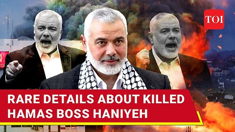 Hamas' 'Brother Leader' Haniyeh's Journey From Ex-Palestine PM To Israel’s Biggest Nemesis