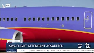 Flight attendant assaulted by passenger