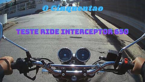 Teste Ride Interceptor 650 #royalenfield #interceptor650 #ocinquentao