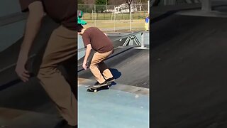 Throwback clips tre flip and frontside half cab flip at Overlook #skatepark #skateboarding #skate