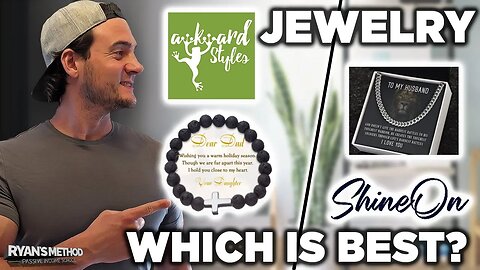 Selling Print on Demand Jewelry on Etsy: Awkward Styles vs ShineOn Comparison