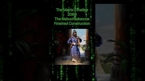 The Matrix Timeline : 2069 - The Nebuchadnezzar is Completed #kaosnova #matrixuniversity #alitaarmy