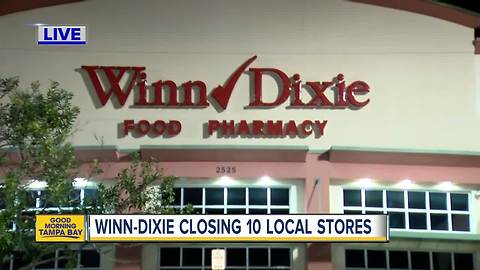 Winn-Dixie parent company to close 94 stores, including 10 in Tampa Bay