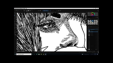 Speed Drawing : Insect Woman